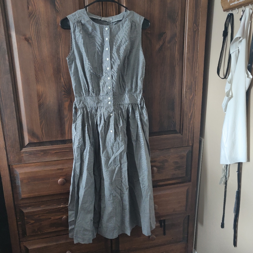 Tie Back Cotton Dress